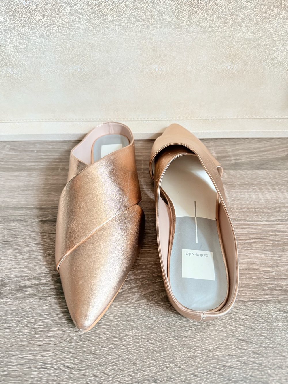 NIB Dolce Vita Camia Mule Rose Gold - 9.5
